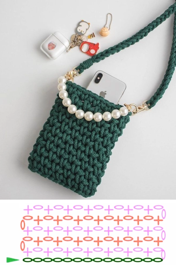 Porta-Celular de Crochê Versátil: 19 Modelos para Cada Ocasião