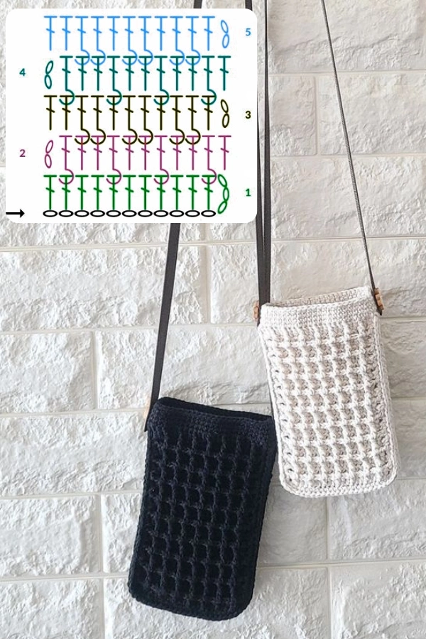 Porta-Celular de Crochê Versátil: 19 Modelos para Cada Ocasião