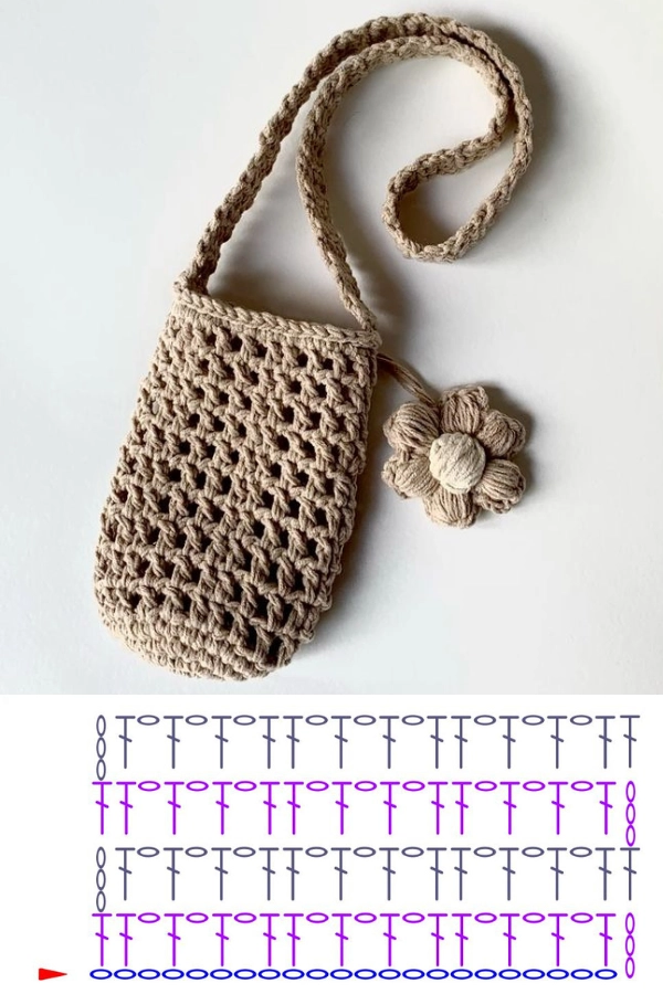 Porta-Celular de Crochê Versátil: 19 Modelos para Cada Ocasião