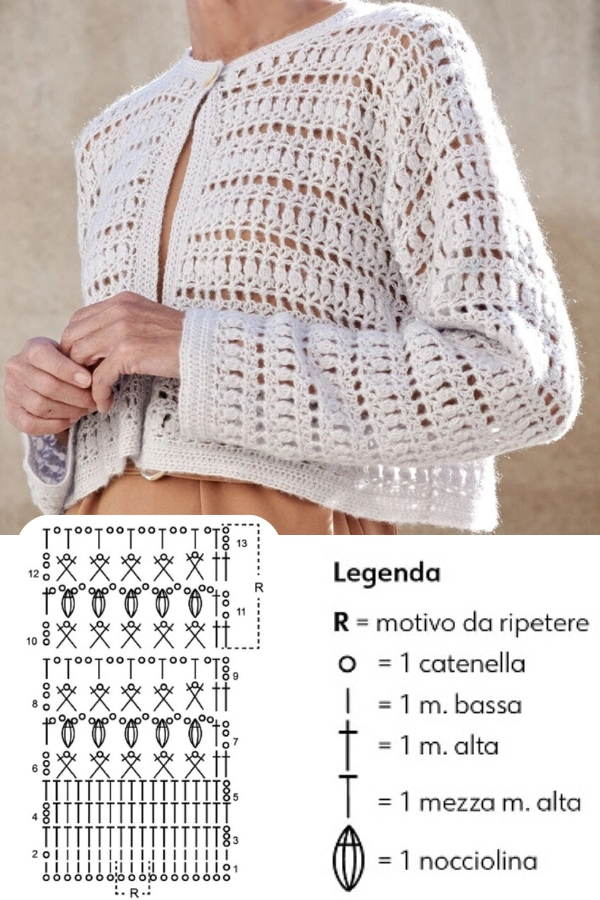 15 Pontos de Crochê para Blusas: Modelos Modernos com Gráficos
