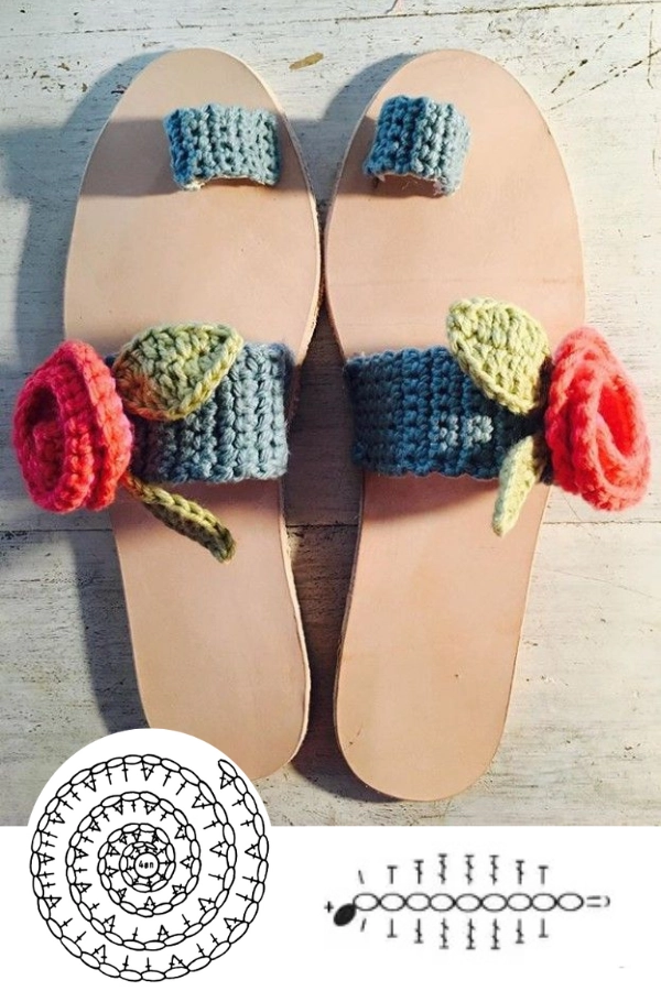25 Ideias de Chinelos Havaianas com Crochê para Arrasar no Verão