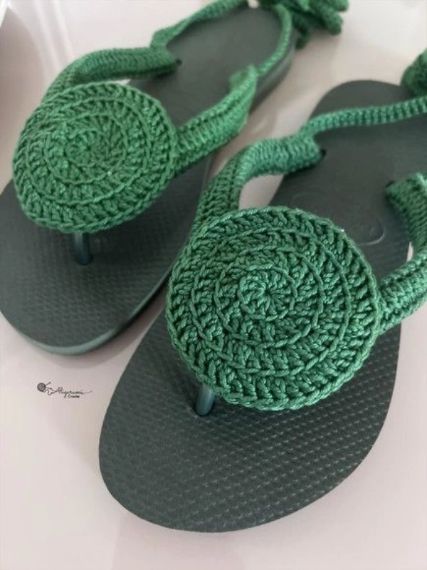 25 Ideias de Chinelos Havaianas com Crochê para Arrasar no Verão