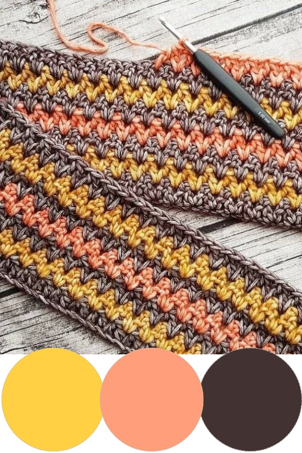 30 Combinações de Cores no Crochê para Deixar Suas Peças Incríveis