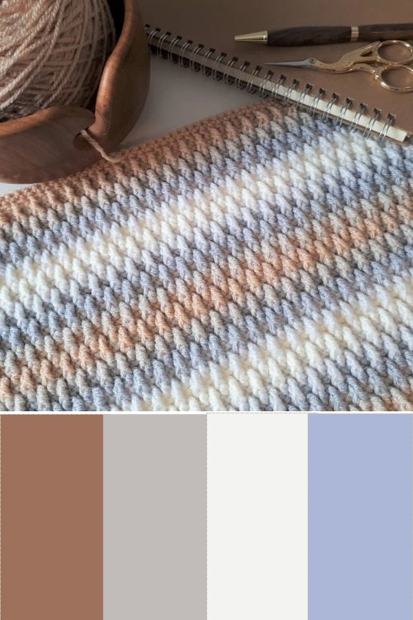 30 Combinações de Cores no Crochê para Deixar Suas Peças Incríveis