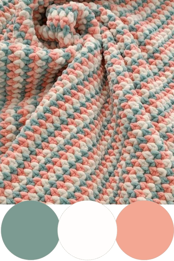 30 Combinações de Cores no Crochê para Deixar Suas Peças Incríveis