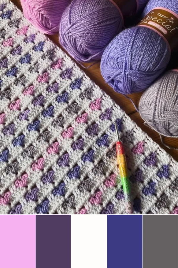 30 Combinações de Cores no Crochê para Deixar Suas Peças Incríveis