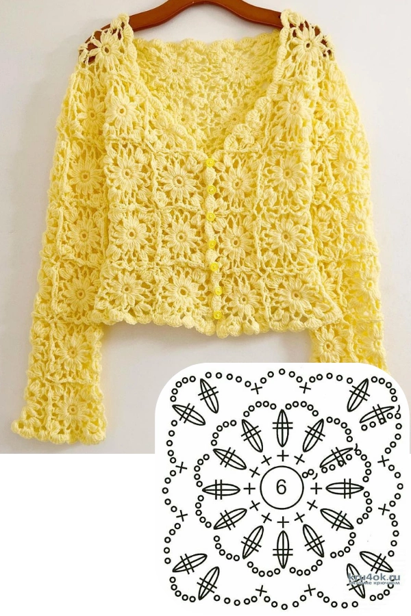 Blusas de Crochê com Granny Square: 15 Inspirações Lindas e Super na Moda