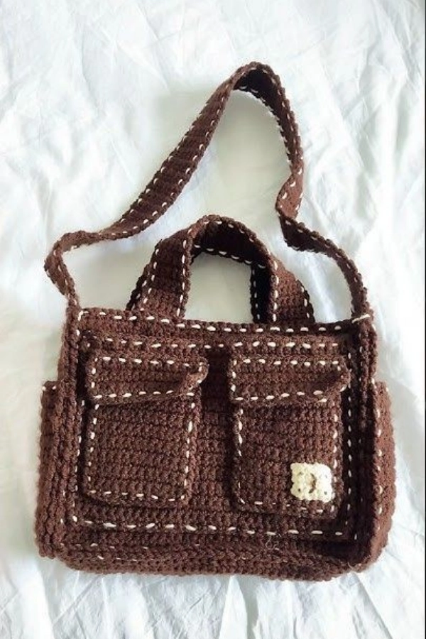 Bolsas de Crochê com Bolsos: Modelos Modernos e Funcionais para se Inspirar
