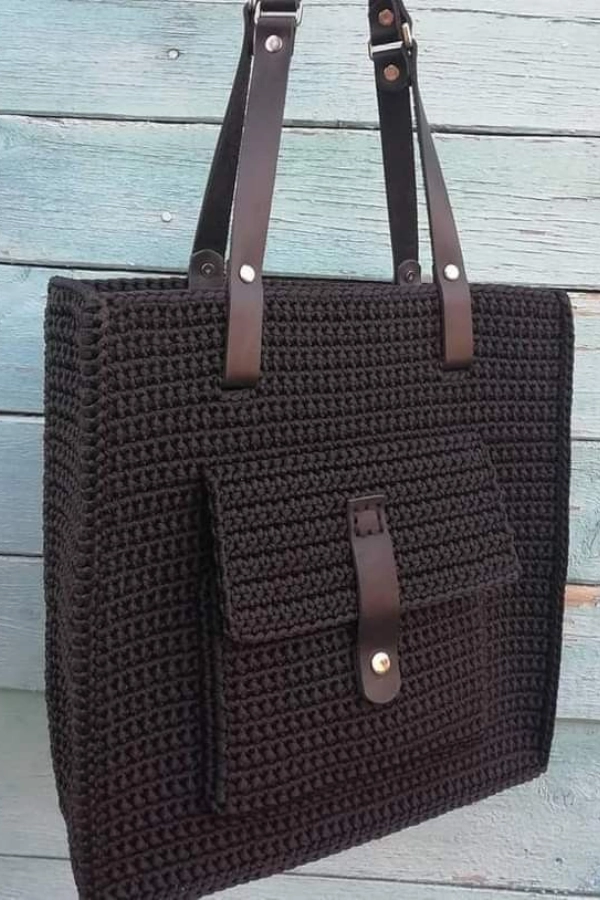 Bolsas de Crochê com Bolsos: Modelos Modernos e Funcionais para se Inspirar