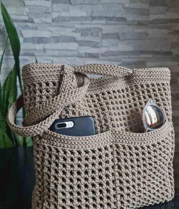 Bolsas de Crochê com Bolsos: Modelos Modernos e Funcionais para se Inspirar