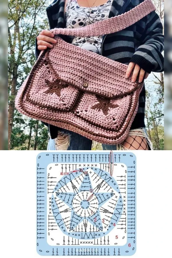 Do Casual ao Elegante: 15 Bolsas de Crochê com Gráficos para se Inspirar