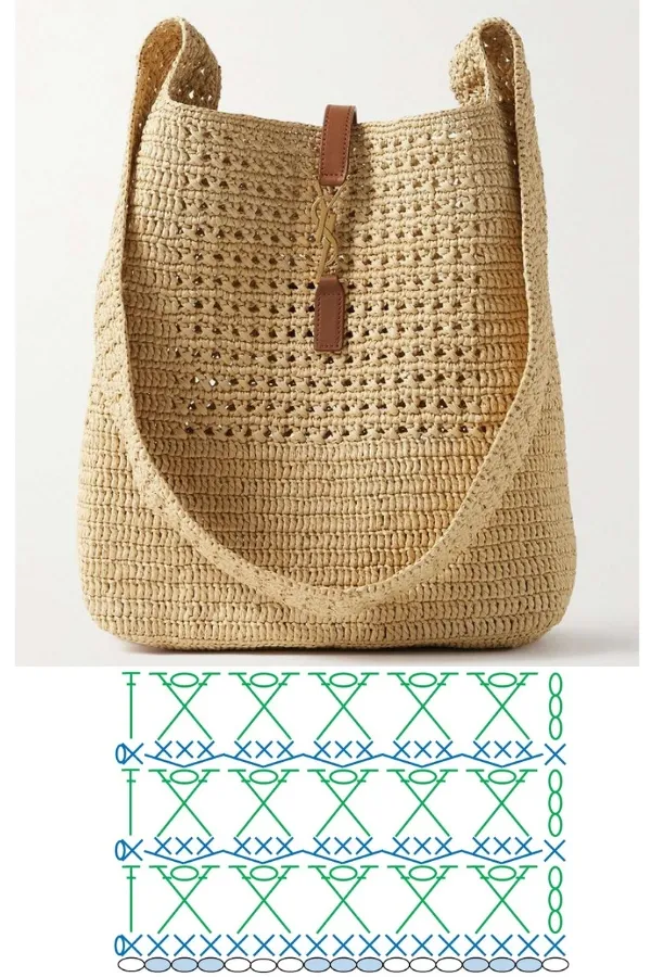 Do Casual ao Elegante: 15 Bolsas de Crochê com Gráficos para se Inspirar