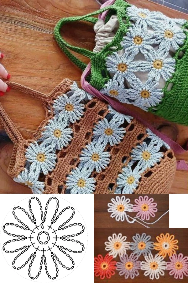 Lindas Mini Bags de Crochê em Alta: 12 Ideias Estilosas (Parte 2)