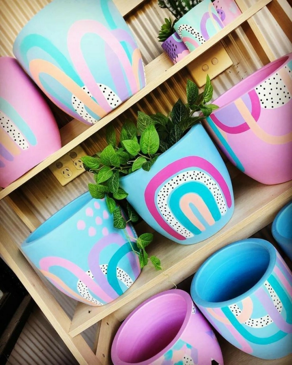 30+ Ideias Criativas para Pintar Vasos e Potes: Decore sua Casa ou Lucre Vendendo