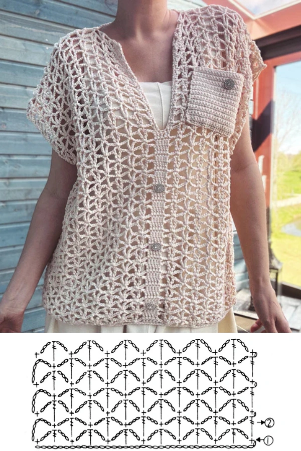Blusas de Crochê Elegantes: 14 Modelos Modernos com Pontos Lindos para Você Fazer