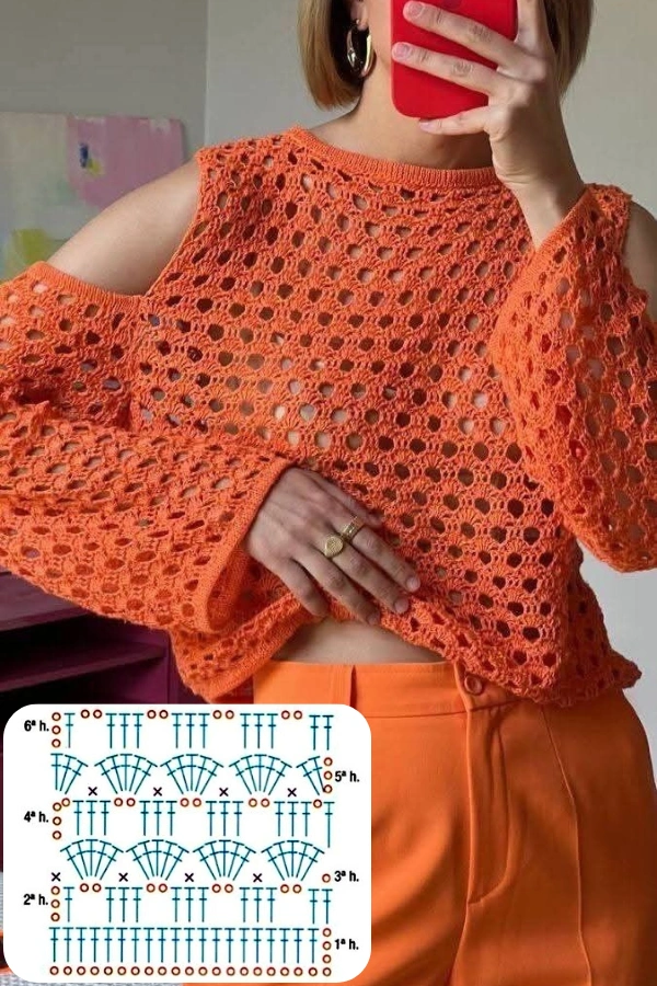 Blusas de Crochê Elegantes: 14 Modelos Modernos com Pontos Lindos para Você Fazer