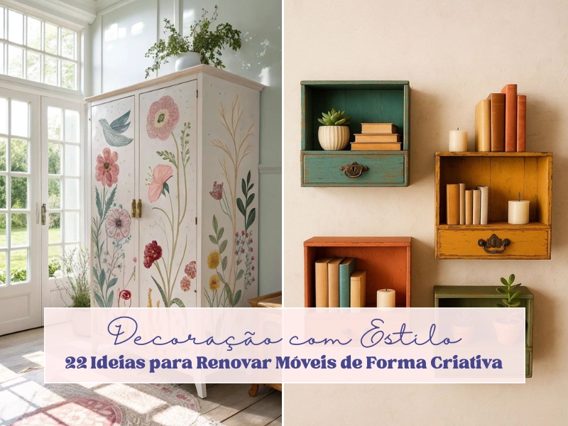 Decoração com Estilo: 22 Ideias para Renovar Móveis de Forma Criativa