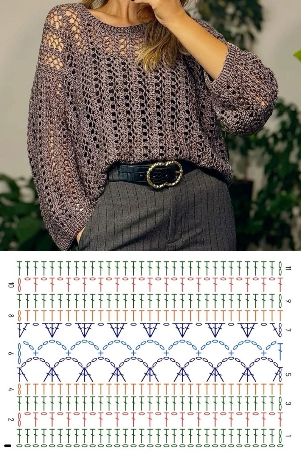 ✨ Blusas de Crochê para o Verão: Modelos e Pontos Leves que Encantam e Refrescam! 🌿