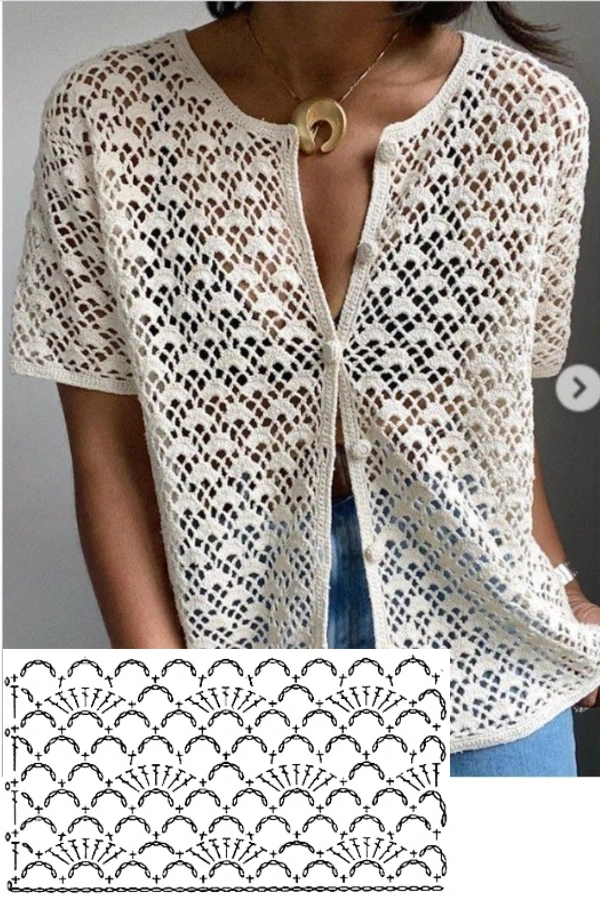 ✨ Blusas de Crochê para o Verão: Modelos e Pontos Leves que Encantam e Refrescam! 🌿