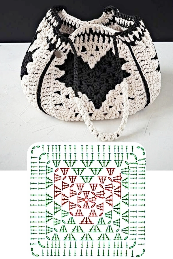Bolsas de Crochê com Desenho de Coração — Inspirações Modernas e Lucrativas! 💖