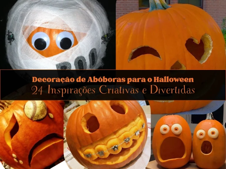 Decoração de Abóboras para o Halloween: 21 Inspirações Criativas e Divertidas