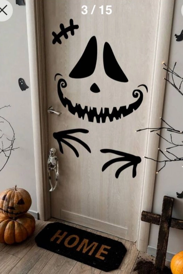 👻 Inspire-se: Decorações de Halloween para Portas e Jardins que Encantam e Divertem!