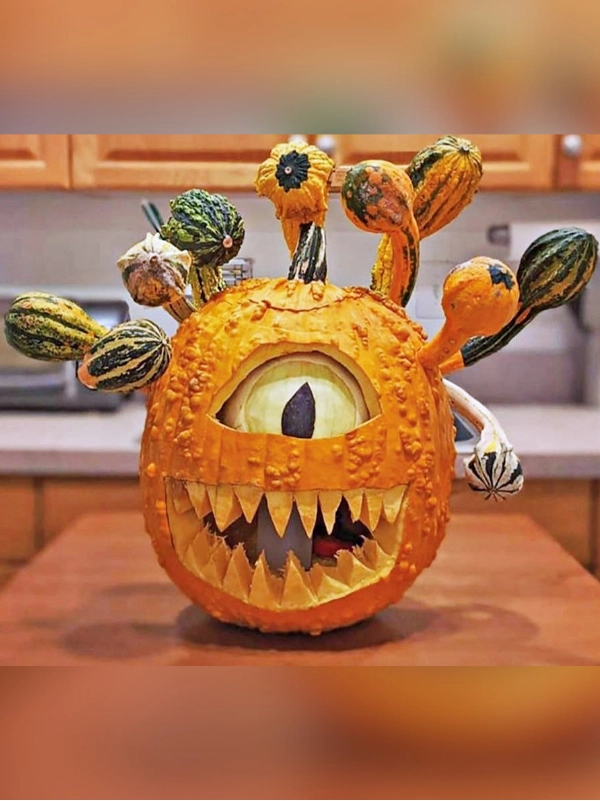 Decoração de Abóboras para o Halloween: 21 Inspirações Criativas e Divertidas