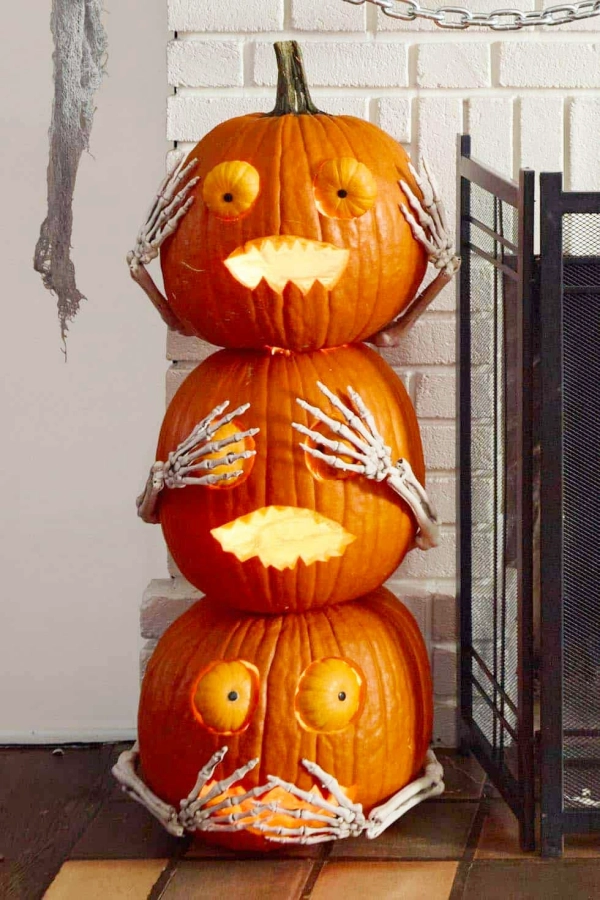 Decoração de Abóboras para o Halloween: 21 Inspirações Criativas e Divertidas