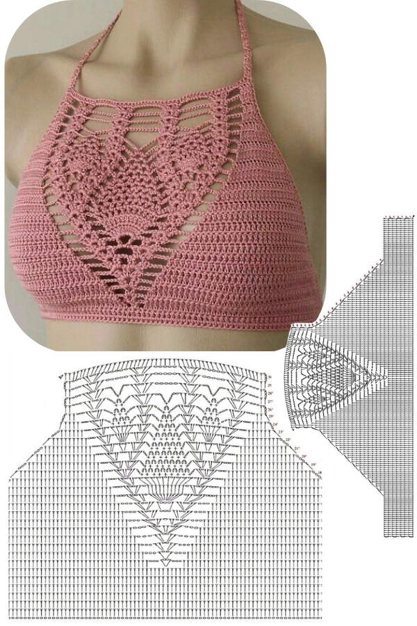 🌸 Blusas de Crochê para o Verão: Pontos e Modelos Inspiradores com Gráfico