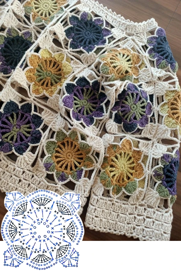 Transforme um Único Quadrado de Crochê em Peças Lindas e Criativas — Inspire-se!