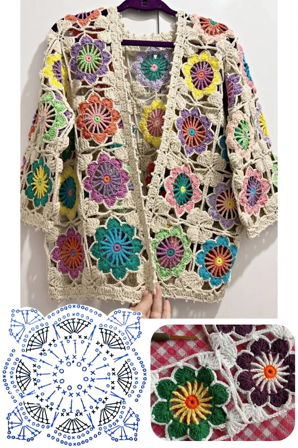 Transforme um Único Quadrado de Crochê em Peças Lindas e Criativas — Inspire-se!