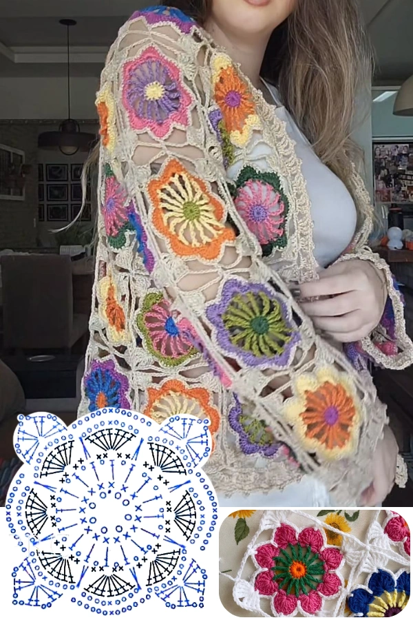 Transforme um Único Quadrado de Crochê em Peças Lindas e Criativas — Inspire-se!