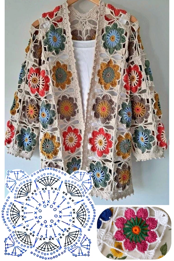 Transforme um Único Quadrado de Crochê em Peças Lindas e Criativas — Inspire-se!