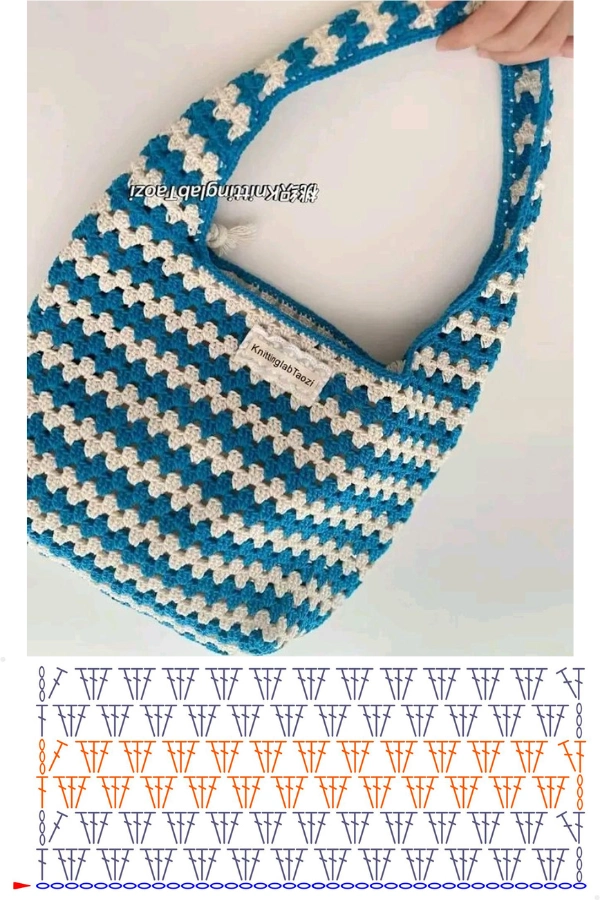 Várias Bolsas de Crochê com 1 Ponto: Ideias Lindas e Super Modernas para Arrasar!