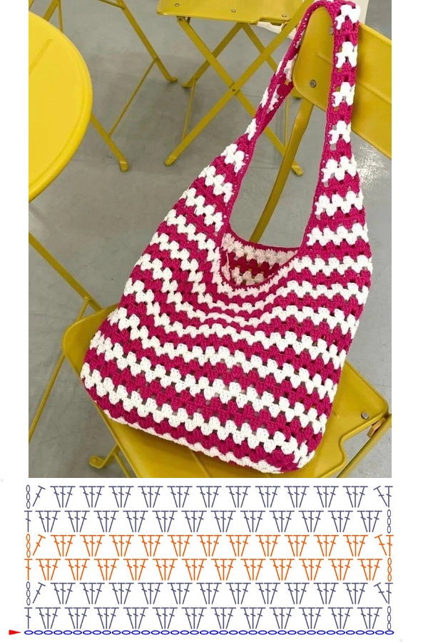 Várias Bolsas de Crochê com 1 Ponto: Ideias Lindas e Super Modernas para Arrasar!