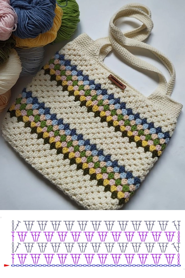 Várias Bolsas de Crochê com 1 Ponto: Ideias Lindas e Super Modernas para Arrasar!