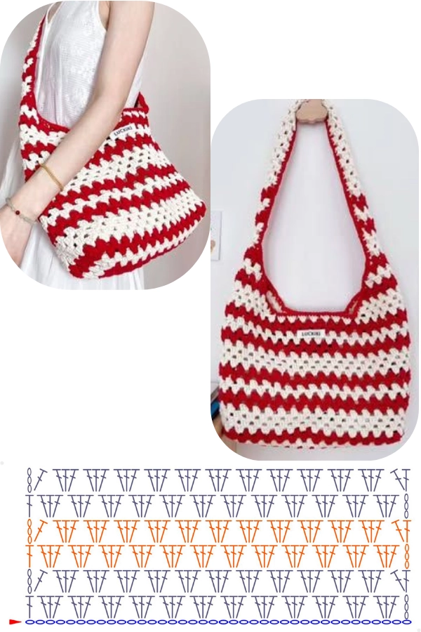 Várias Bolsas de Crochê com 1 Ponto: Ideias Lindas e Super Modernas para Arrasar!