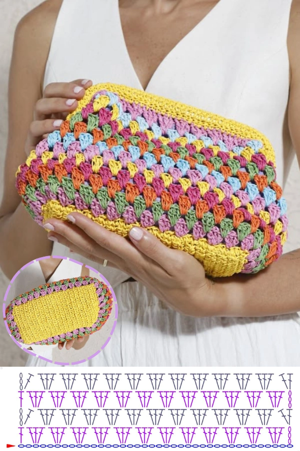 Várias Bolsas de Crochê com 1 Ponto: Ideias Lindas e Super Modernas para Arrasar!