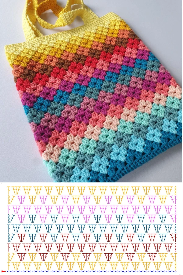 Várias Bolsas de Crochê com 1 Ponto: Ideias Lindas e Super Modernas para Arrasar!