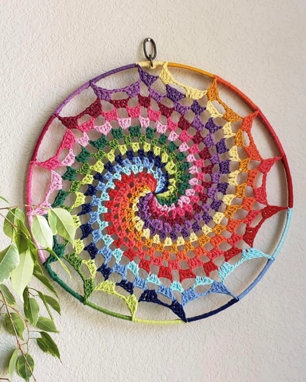 ✨ Crochê Místico: Mandalas, Wind Spinners e Dreamcatchers para Energizar seu Espaço