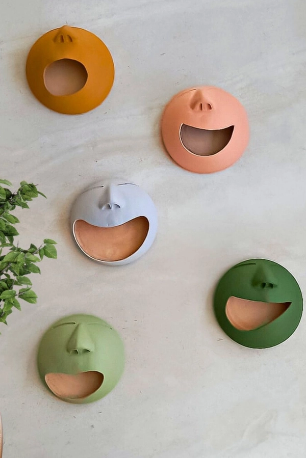 Rostos de Cerâmica Decorativos: 26 Ideias Criativas para Decorar e se Inspirar