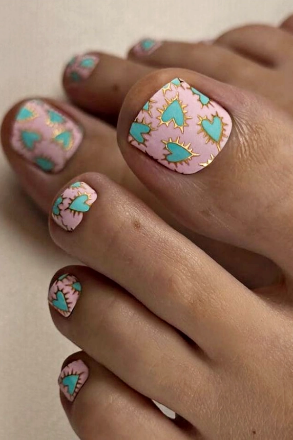 💅Unhas dos Pés no Verão: Cores Vibrantes e Designs Criativos que São Tendência!