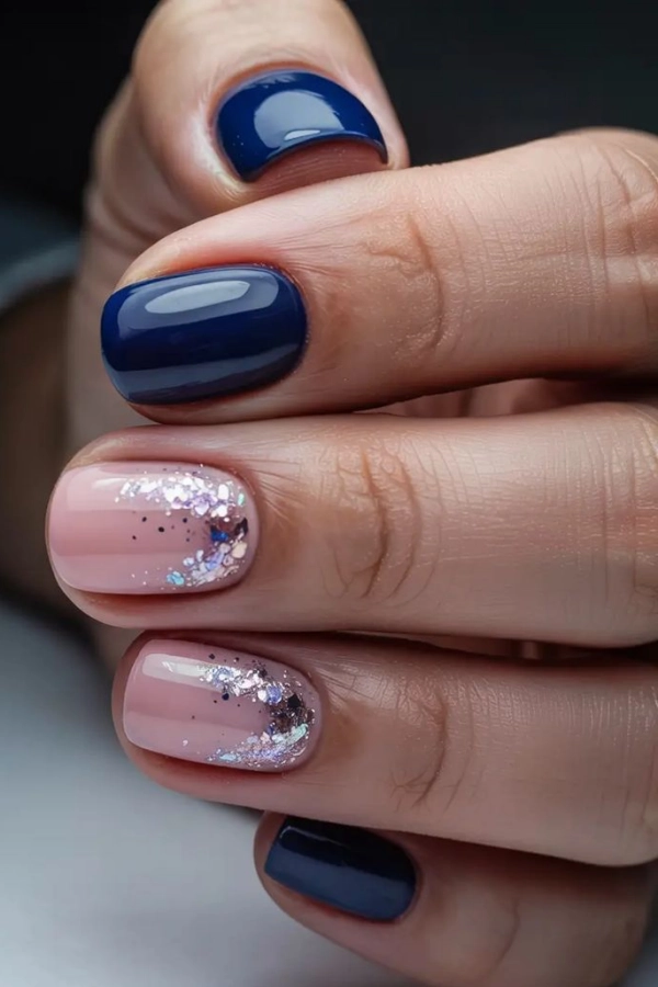 Cores de Unhas para o Ano Novo: Azul, Verde e Marrom para Atrair Harmonia e Prosperidade