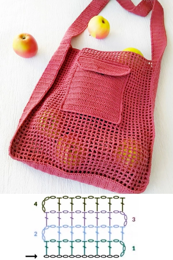 Novos Modelos de Bolsas de Crochê com Pontos Lindos para Inspirar