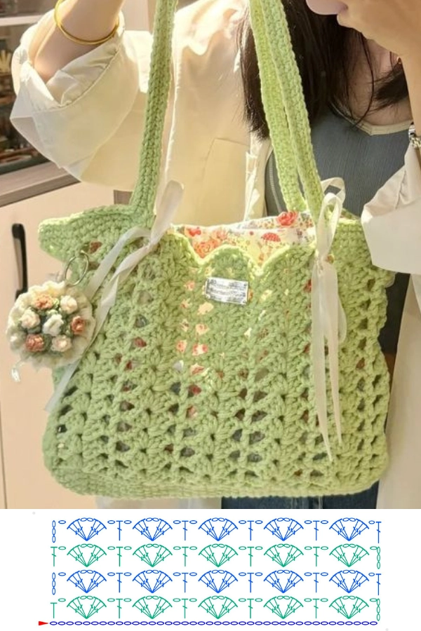 Novos Modelos de Bolsas de Crochê com Pontos Lindos para Inspirar