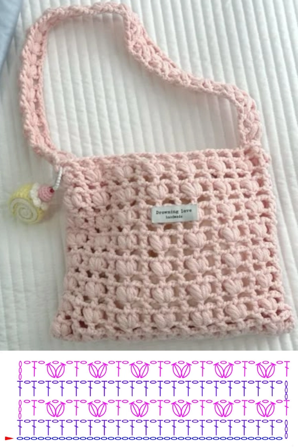 Novos Modelos de Bolsas de Crochê com Pontos Lindos para Inspirar