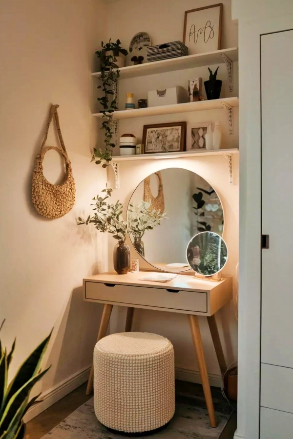 Cantinho de Beleza no Quarto: A Penteadeira Perfeita para Decorar e Organizar
