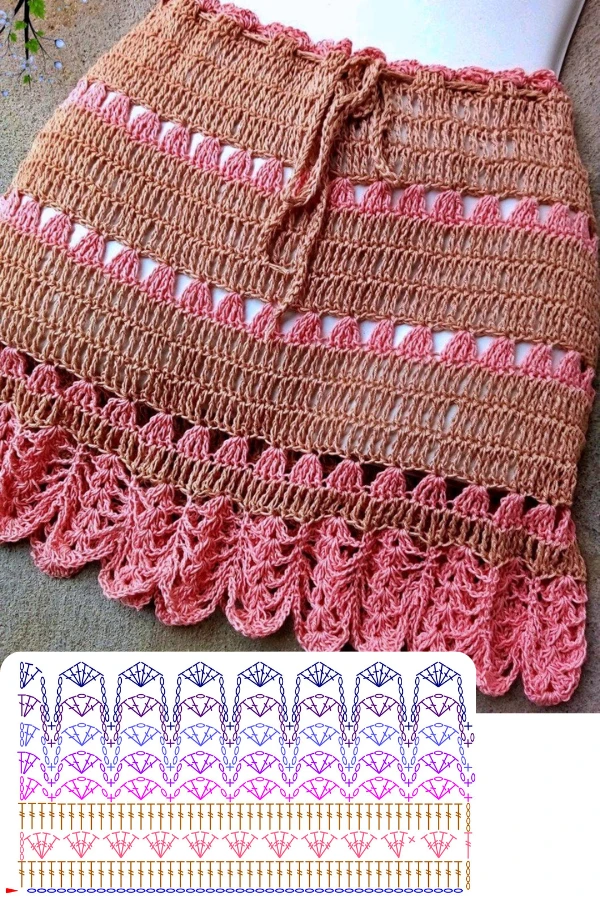 Pontos de Crochê para Saias: Modelos com Gráficos Perfeitos para o Verão
