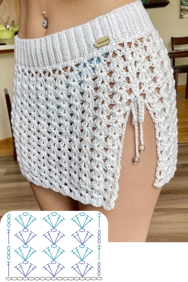 Pontos de Crochê para Saias: Modelos com Gráficos Perfeitos para o Verão