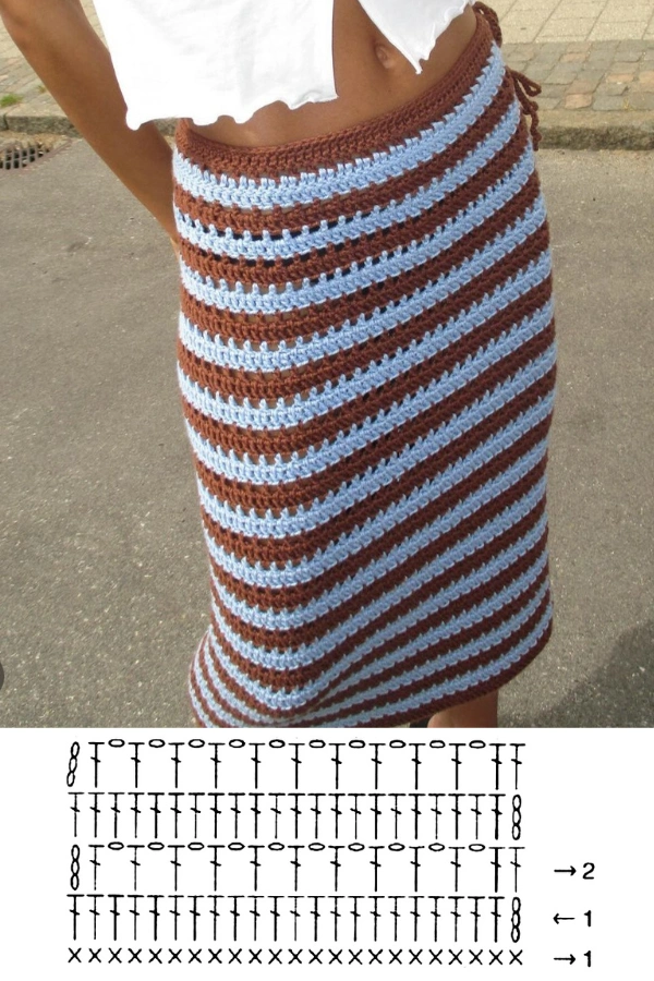 Pontos de Crochê para Saias: Modelos com Gráficos Perfeitos para o Verão